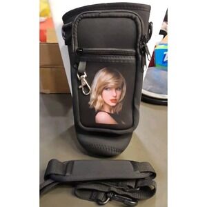 Taylor Swift Water Bottle/ Cell Phone‎ Carrier With Strap (B)